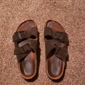 Women's Arizona Suede Dual Adjustable Buckle Strap